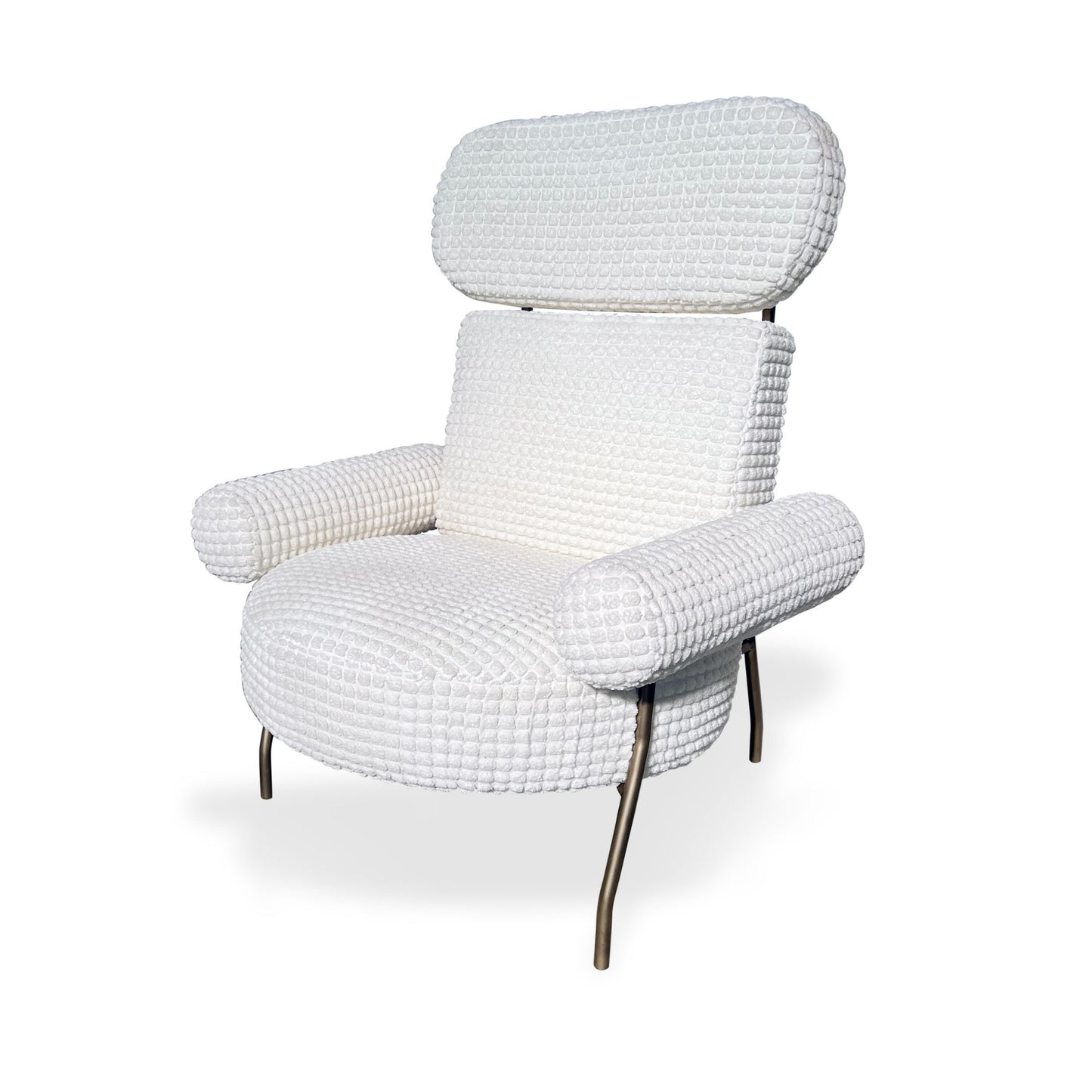 Zenith White Lounge Chair