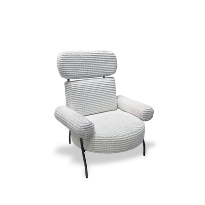 Zenith White Lounge Chair
